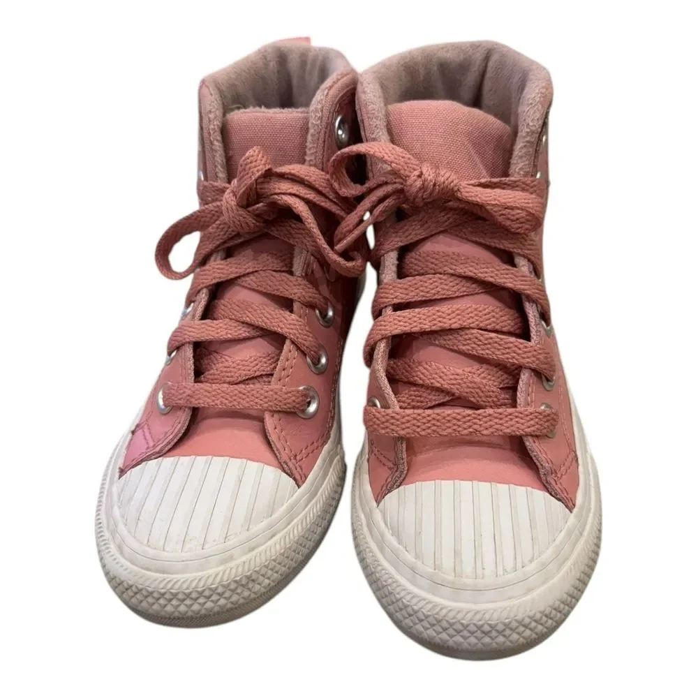 Converse All Star Kids Counter Clinate Pink High-Top Sneakers 12.5